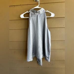 Silver Holiday Ann Taylor Tank Top - Size Medium